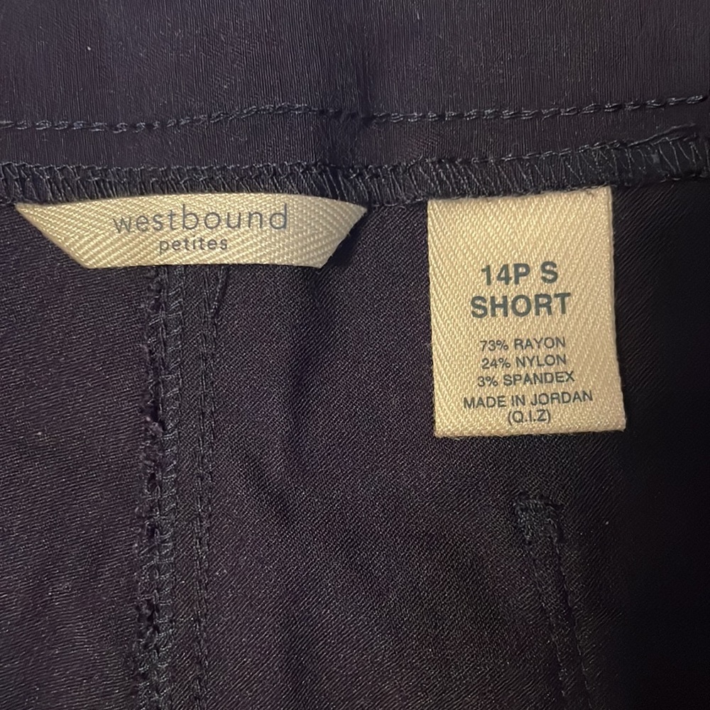 Westbound petites, pull on pants, like new, worn once, size 14 P S - Picture 2 of 6